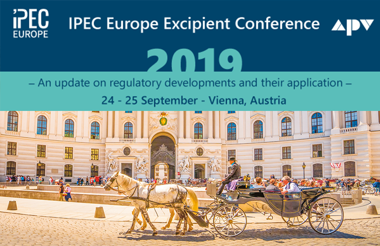 IPEC Europe Excipient Conference 2019