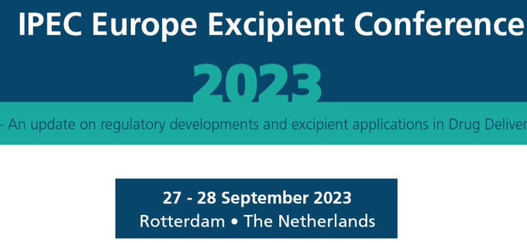 IPEC Europe Excipient Conference 2023