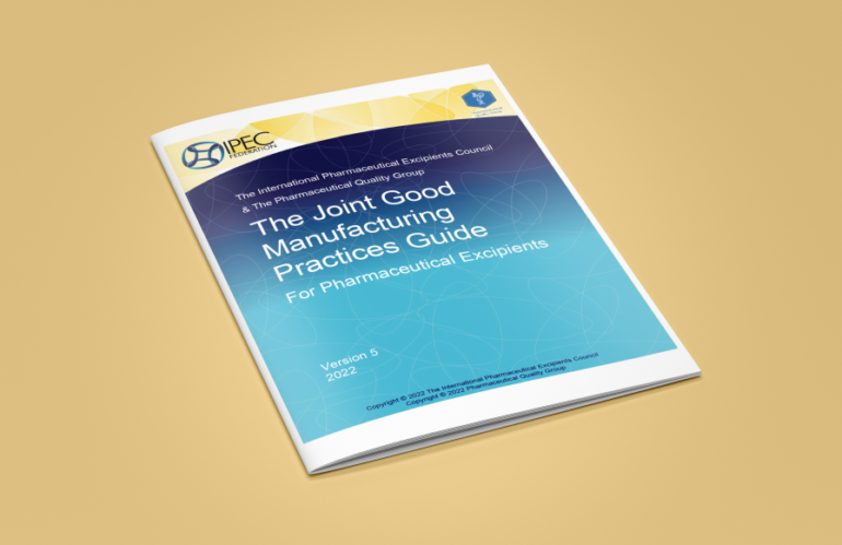 Updated: IPEC-PQG Good Manufacturing Practices Guide for Pharmaceutical Excipients