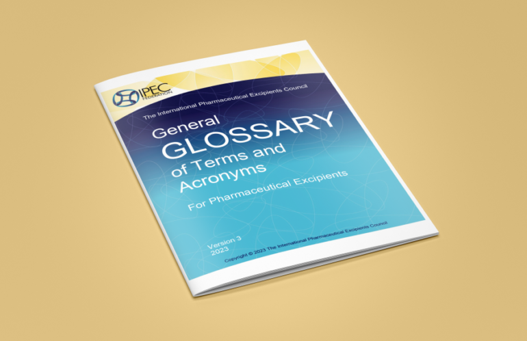 Updated: IPEC Glossary of Terms and Acronyms